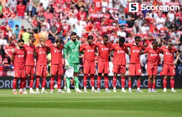 리버풀, 프리시즌 첫 경기서 조타 추모 진행...누녜스는 득점 후 '게임 세리머니'